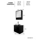 thumbnail image 4 of Mueble para Baño Completo con Lavamanos, Monomando y Botiquín con Espejo, Gabinete Moderno con Almacenamiento Amplio, Diseño Elegante y Funcional., 4 of 5