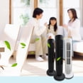 thumbnail image 2 of Tower Fan Mini Portable USB Cooling Air Conditioning Purifier Tower Fan (White), 2 of 5