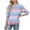 Orange, variant on cocolona Womens Gradient Pullover Sweatshirts Crew Neck Long Sleeve Casual Loose Fall Tops