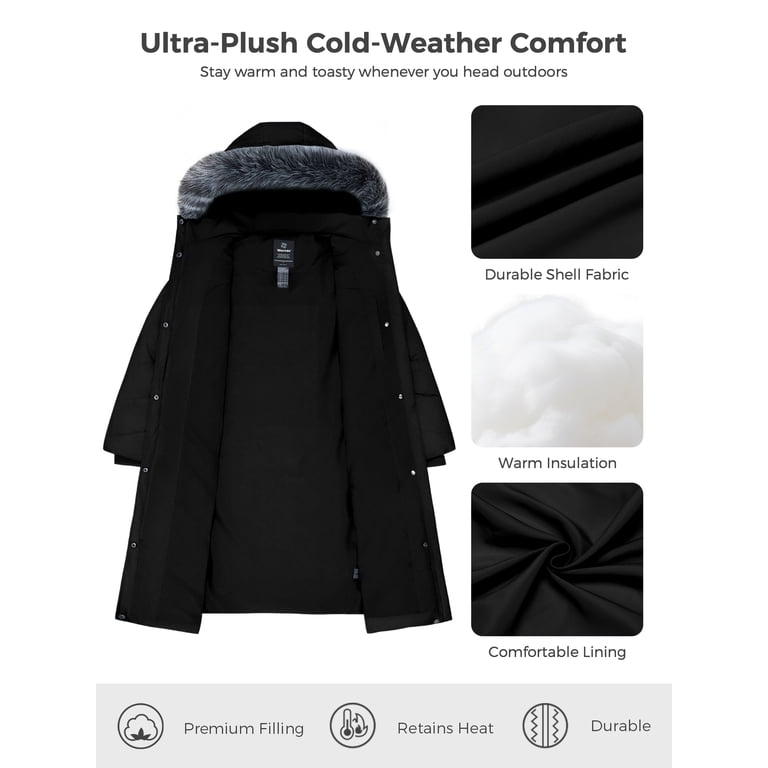 Wantdo Women's Recycled Waterproof Winter Parka with Detachable Hood photo 4