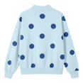 thumbnail image 7 of Womens Polka Dot Sweatshirts Neck Long Sleeve Pullover Tops Oversized Drop Shoulder Loose Fit Soft Cute Graphic Print Y2K Casual Fall Fashion Outfits, 7 of 7