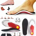 thumbnail image 2 of Orthotic Insole High Arch Foot Support Flat Feet Plantar Fasciitis Inner Soles, 2 of 5