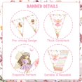 thumbnail image 7 of 3PCS Fairy Party Banners Fairy Themed Party Decorations for Girls Fairies Triangle Pennant Banner for Woodland Fairy Garden Themed 1st 2nd 3rd 4th 5th Birthday Party Baby Shower Decorations, 7 of 7