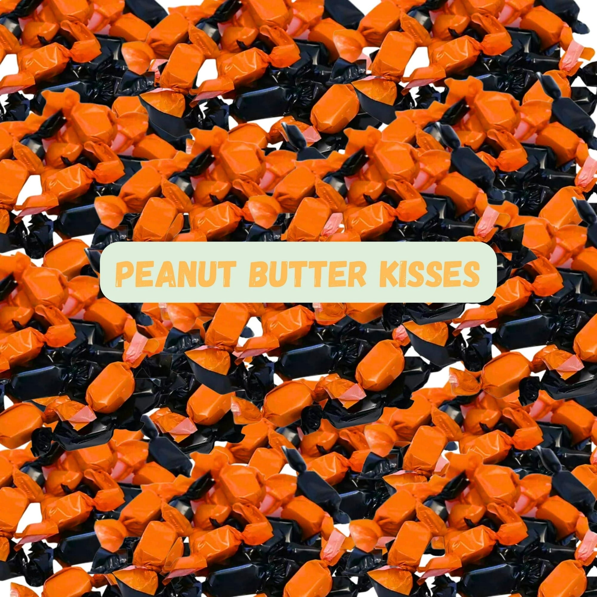 Melster Peanut Butter Kisses Halloween Taffy Candy, 3 oz