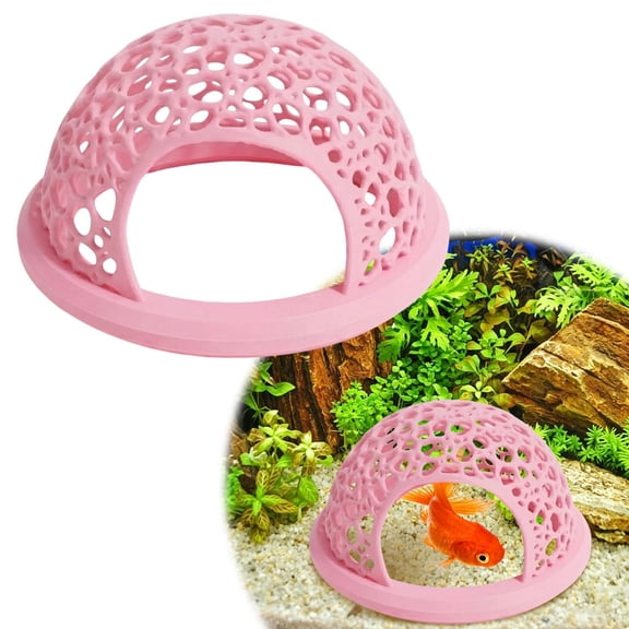 Safeglitz Floating Betta Hide & Shrimp Cave – All-in-One Aquarium Hammock, Feeder, and Safe Resting Spot for Stress-Free Fish Tanks, 1Pcs