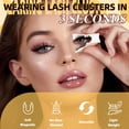 thumbnail image 2 of QUEWEL Magnetic Eyelashes with Applicator Soft 3D Magnetic Lashes Natural Look, Reusable Lashes Kit No Glue Remover Needed, Easy to Use for Beginners(GD-CX-CD2), 2 of 3