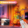 thumbnail image 3 of HOT Wireless RGBW Spot Lights Indoor Decor,4 Pack Floor Uplighting Indoor,13 Color Changing Tree Lights,with Remote, 3 of 4