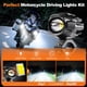 thumbnail image 5 of Luces auxiliares para motocicletas LEDMIRCY Luces Exploradoras IP68, 5 of 7