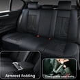 thumbnail image 6 of Fit for Subaru Legacy 2025, Faux Leather Full Set of 5 Seats With Lumbar Support Suitable for All Seasons, Black Car Seat Covers, Airbag-Compatible, 6 of 9