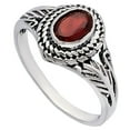 thumbnail image 4 of Hessonite Garnet - Madagascar 925 Sterling Silver Ring s.8 Jewelry DGR1131_F_8 R-1044, 4 of 7
