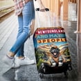 thumbnail image 3 of I Like Fishing, and my Newfoundland, and Maybe 3 People. Happy Father's Day Travel Luggage Cover Newfie Dog Lover Gifts Suitcase Dust Protective Decor - 00004, 3 of 5