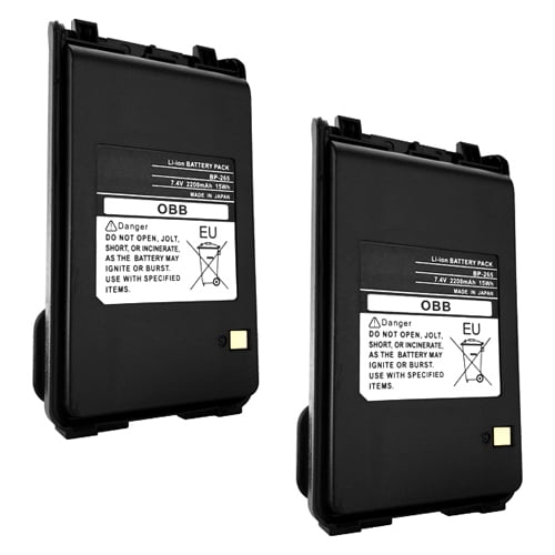 ICOM IC-F3001 F4001 IC-F3101D Radio Model 2200mAh BP-265 Li-Ion Battery by Banshee X2