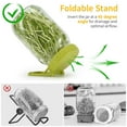 thumbnail image 3 of Januofit Sprouting Lids with Stand, BPA Free Plastic Sprout Maker Kit for Wide Mouth Mason Jars, Easy Seed Germination, Bean Sprouts Grow Kit, Sprout Maker, Alfalfa, Broccoli, Salad Greens, 3 of 7