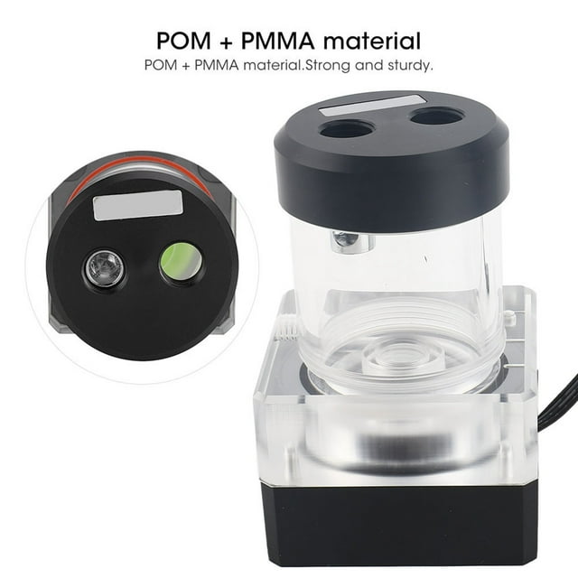 Combo Bomba POM + Enfriador de Computeradora PMMA, Kit de Enfriamiento de Agua, Computadoras IP54 Duraderas para CompuTADORA
