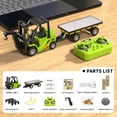 thumbnail image 4 of Collectible 1:64 Miniature Forklift Toy Bluetooth-compatible Remote Control with Realistic Design Strong ABS Alloy Construction, 4 of 8