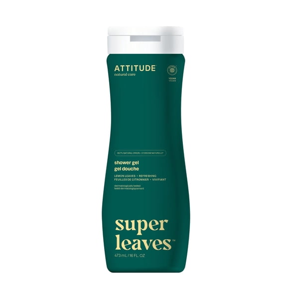 Gel de Baño ATTITUDE Hojas de Limón 473 ml EWG Verificado Vegano