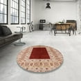thumbnail image 4 of Ahgly Company Machine Washable Indoor Rectangle Industrial Modern Red Area Rugs, 5' x 8', 4 of 7