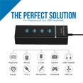 thumbnail image 5 of Oliegs Couverture Chauffante Concentrateur USB, Concentrateur USB 3.0 à 4 Ports Transfert de Données Rapide Rallonge de Concentrateur USB Connecteur d'Extension Chocolat, 5 of 5