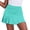 Turquoise, variant on Weardear Short Skirts for Women with Pockets Mesh Ruffle Patchwork High Waisted Breathable Athletic Tennis Skirts