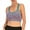 Blue#2, variant on Women Sports Support Bra with Padded Wireless Full Figure Workout Sport Bralette Middle Impact Bra Purple/Red/Green/Gray
