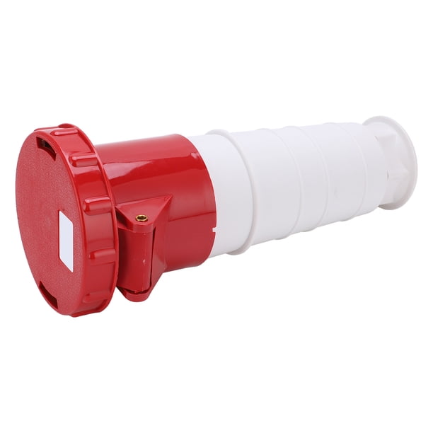 Industrial Connector, 4 Wires IP67 Waterproof 63A Industrial Socket For ...