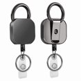 thumbnail image 3 of Pince Porte-Clés en Métal Rétractable pour Enrouleur de Badge, Porte-Cartes d'Identité Extensible pour Bureau, École et Événements, 3 of 7