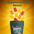 thumbnail image 6 of Herbal Bee Organic Mushroom Gummies with Ashwagandha, Herbal Mushroom Supplement, Berry Flavor, 80 Count, 6 of 8