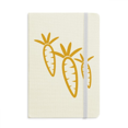 thumbnail image 1 of Carnet Corporel Expression Légumes Carotte Heureuse Couverture Rigide en Tissu Journal Classique, 1 of 3