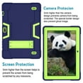 thumbnail image 2 of SOATUTO Case for Vankyo Z4 Pro tab Case with Tempered Glass Screen Protector , Heavy-Duty Hybrid Case Built-in Stand for Vankyo MatrixPad Z4 Vankyo Z4 Pro Llltrade 10 inch Tablet - Navy+Green/2 Pcs, 2 of 6
