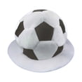 thumbnail image 3 of Womens Sun Hat Adult Colorblock Football Fan Supporter Casual Outdoor Cap Black One Size, 3 of 4