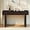 F-espresso, variant on HMFULE 52" Solid Wood Console Table for Entryway, Modern Sofa Table Behind Couch with 3 Drawers, Farmhouse Sofa Tables for Living Room, Hallway, Foyer, Easy Assembly, Cherry