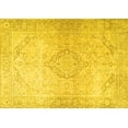 thumbnail image 1 of Ahgly Company Machine Washable Indoor Rectangle Persian Yellow Traditional Area Rugs, 3' x 5', 1 of 4