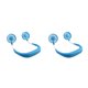 thumbnail image 2 of Kearding USB recargable Lazy Neck Hanging Style Dual Cooling Fan Travel Outdoor Indoor Wearable Neckband Fan azul 2piezas, 2 of 6