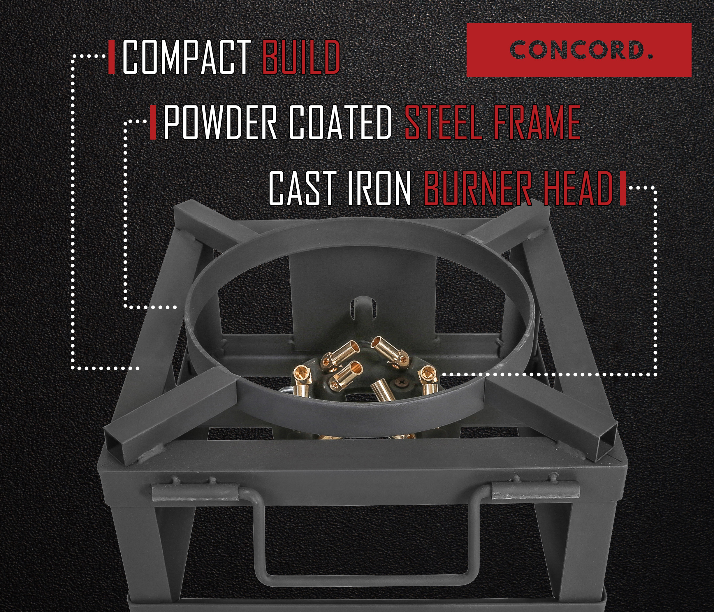 Concord 1 Burner Propane Camping Stove