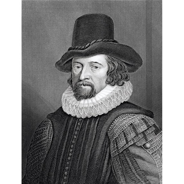 Posterazzi DPI1861657LARGE Francis Bacon 1er Vicomte St Alban 1561 à 1626 Philosophe Anglais Essayiste Homme d'État de 19ème Siècle Affiche Imprimée, 24 x 32