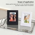 thumbnail image 3 of 3 Inch Photo Frame Decorative Standing Picture Mini Card Holder for Photos Desktop Decor ABS Material 4.25 X .27in Size, 3 of 7
