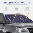 thumbnail image 4 of Saiise Cute Shark for Foldable Car Sun Shades (2-Pack) Offer Sun Protection with an Easy-fold Design for Convenient Windshield Shading-Large, 4 of 6