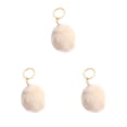 thumbnail image 4 of Billuyoard Fuzzy Ball Llavero Flexible Cómodo Encantador Llaveros Adorable Práctico Llaveros Mujeres para Niños Adultos Ancianos Estudiantes Beige 9 cm Type1 NO1 Billuyoard  CBP355783, 4 of 5