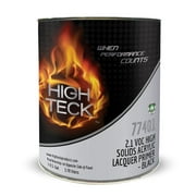 High Solids Acrylic Lacquer Primer Black/Hot Rod Black 1 Gallon 77401 High Teck
