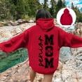 thumbnail image 2 of VBARHMQRT Ladies Senior Mom 2025 Shirt 2025 Graduating Class Sweatshirt T Shirt Alphabet Print Long Sleeved Hoodieladies Senior Mom 2025 Shirt 2025 Graduating Class Sweatshirt T Shirt Alphab, 2 of 5