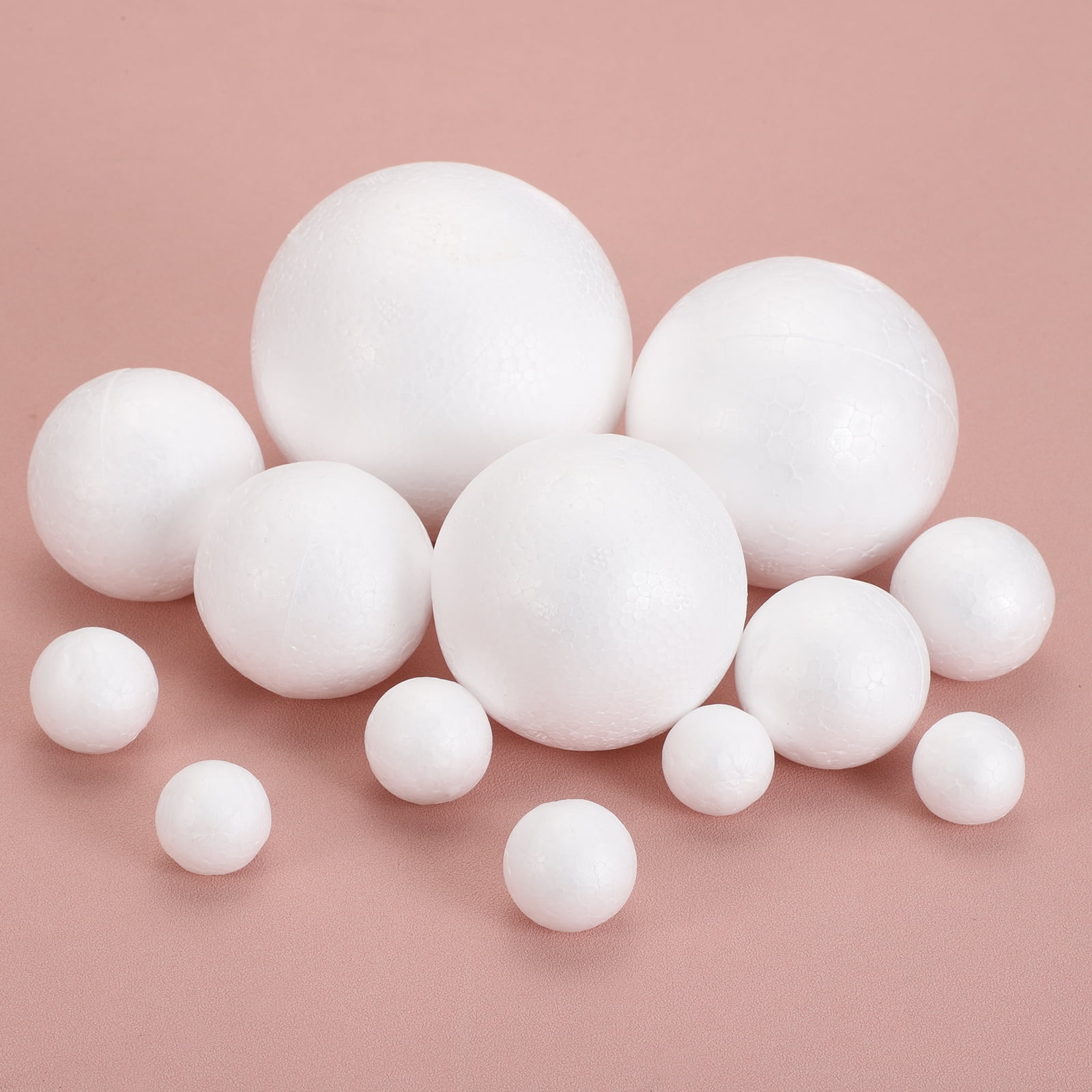 Uxcell 20 Pcs White Craft Foam Balls 2 Inch Smooth Polystyrene Foam Balls for Crafts Christmas Wedding Party Decorations DIY Household Project
