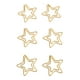 thumbnail image 1 of Paperos De Forma De Caja De Estrellas Y Regalos De 100 Piezas, Clampas De Papel De Diario Doradas Con Caja, Clips Planificadores De Marcadores, Suministros De La Escuela De, 1 of 7