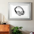 thumbnail image 6 of Headphones Sketch Premium Framed Print - Ready to Hang, 6 of 8