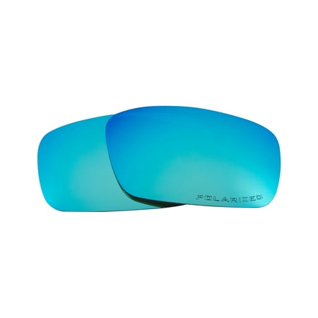 Replacement Lenses Compatible with OAKLEY Crankshaft Polarized Ice Blue Mirror
