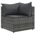 thumbnail image 6 of vidaXL 5 Piece Patio Lounge Set with Cushions Brown Poly Rattan, 6 of 196