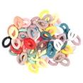 thumbnail image 2 of 50 piezas de cadena mixtos s de fabricación de cadenas de bordillo conector DIY cadena sustros el , Mate Gloria Anillos de enlace de cadena, 2 of 9
