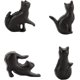 thumbnail image 1 of CHAO pomos de cajón con forma de gato de hierro para armario, cocina, armario, decoración del hogar, 1 of 5