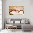 thumbnail image 3 of Michelangelo Buonarroti - Hand of God The Creation of Adam Sistine Chapel Print Poster Canvas Art and Wall Art Picture Print Poster Modern Family Bedroom Office Decor (16x24inch-No Framed), 3 of 6