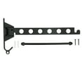 thumbnail image 3 of ATTOE Wall Mounted Clothes Rack Folding Left Right 180° Swing Garment Hanger Drying Rack for Home Hotel-0813, 3 of 5