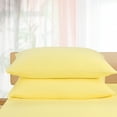thumbnail image 4 of PiccoCasa 3 Pieces Microfiber Soft Breathable Duvet Cover Set Yellow Twin, 4 of 7